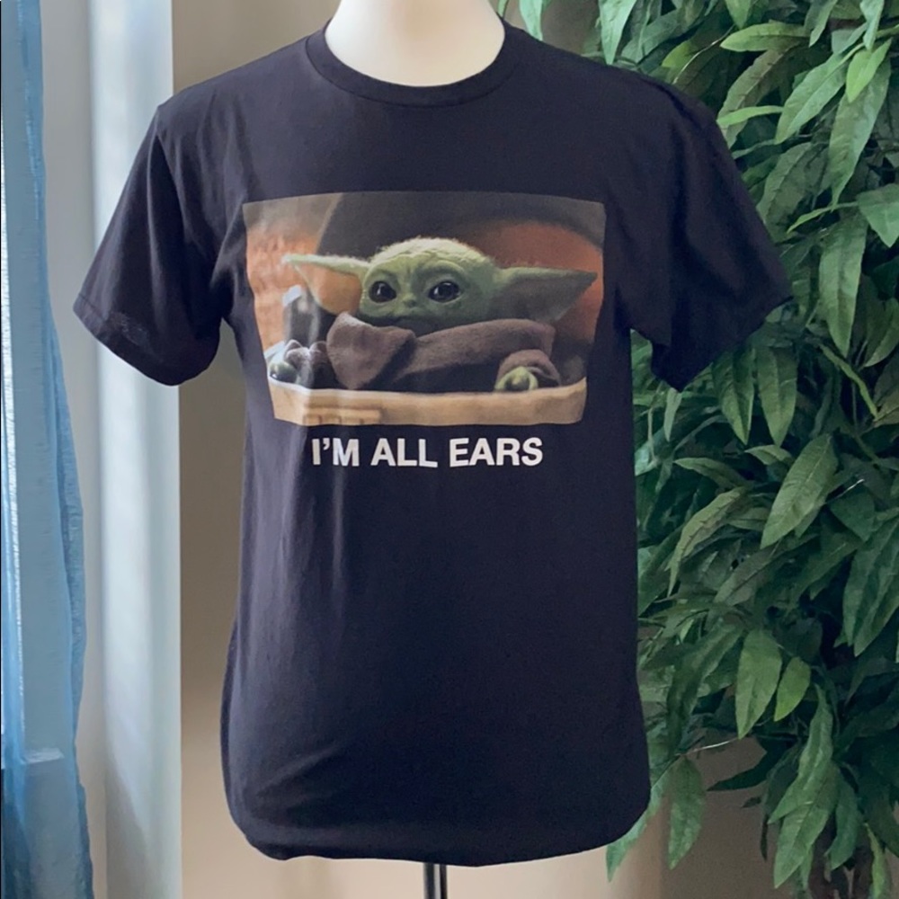 STAR WARS BABY YODA MENS T- SHIRT SZ M